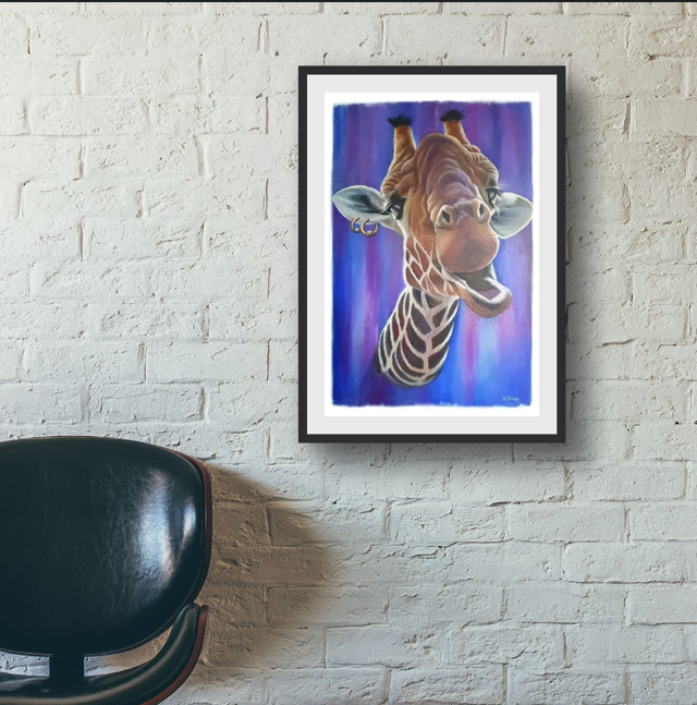 Fine Art Print - Geraldine the Giraffe