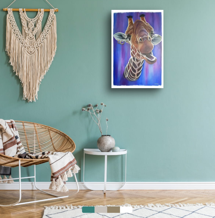 Fine Art Print - Geraldine the Giraffe