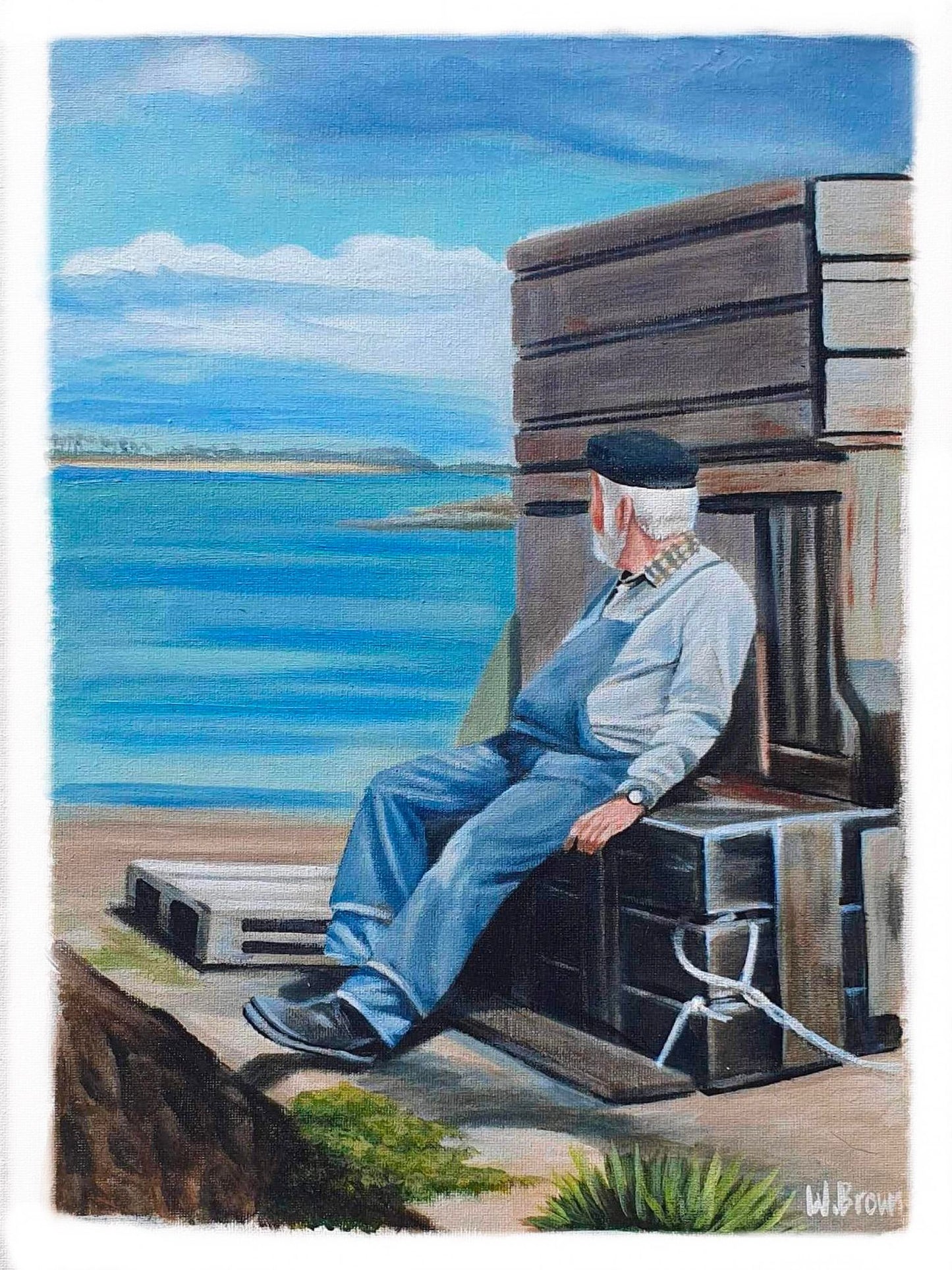 "Gazing across Town Beach, St. Mary's, Isles of Scilly" by Wendy Brown