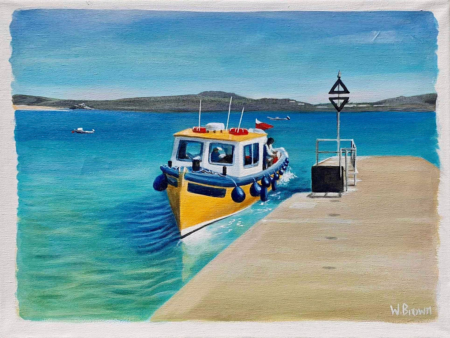 "Golden Spray, Church Quay, Bryher, Isles of Scilly" by Wendy Brown